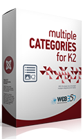 Multiple Categories for K2 – Joomla! plugin