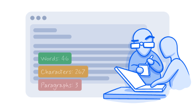 Count Characters, Words and Paragraphs