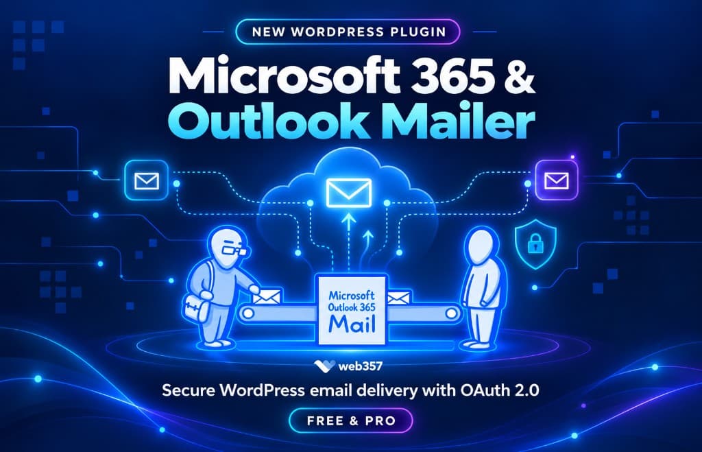 Microsoft 365 and Outlook Mailer, a new WordPress plugin for secure email delivery with OAuth 2.0