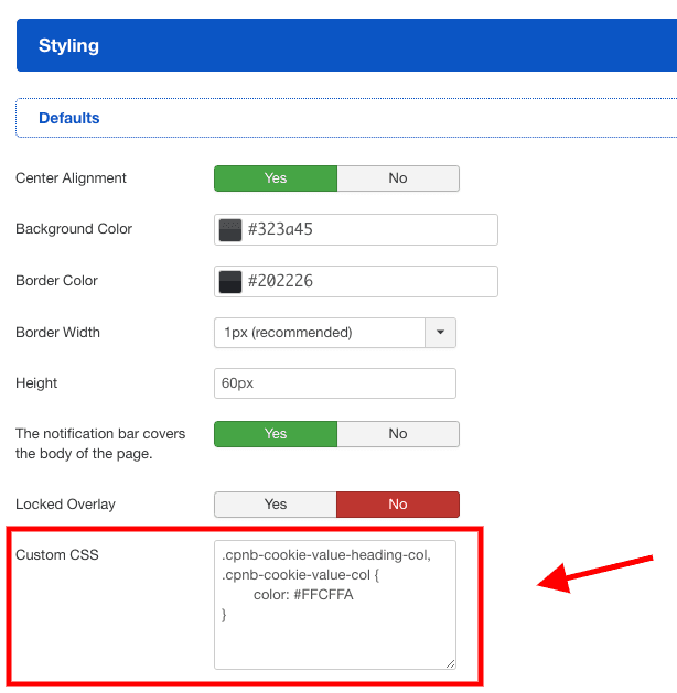 🧩 Custom CSS Support