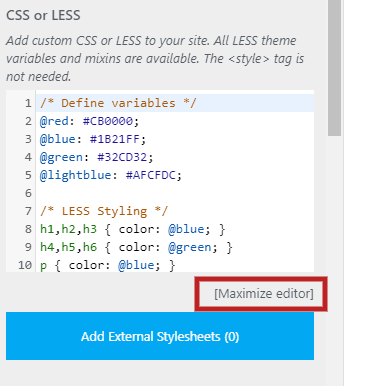 🖥 Maximize Editor (PRO Feature)