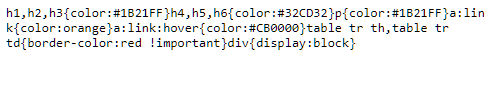 🧹 Minified CSS Output