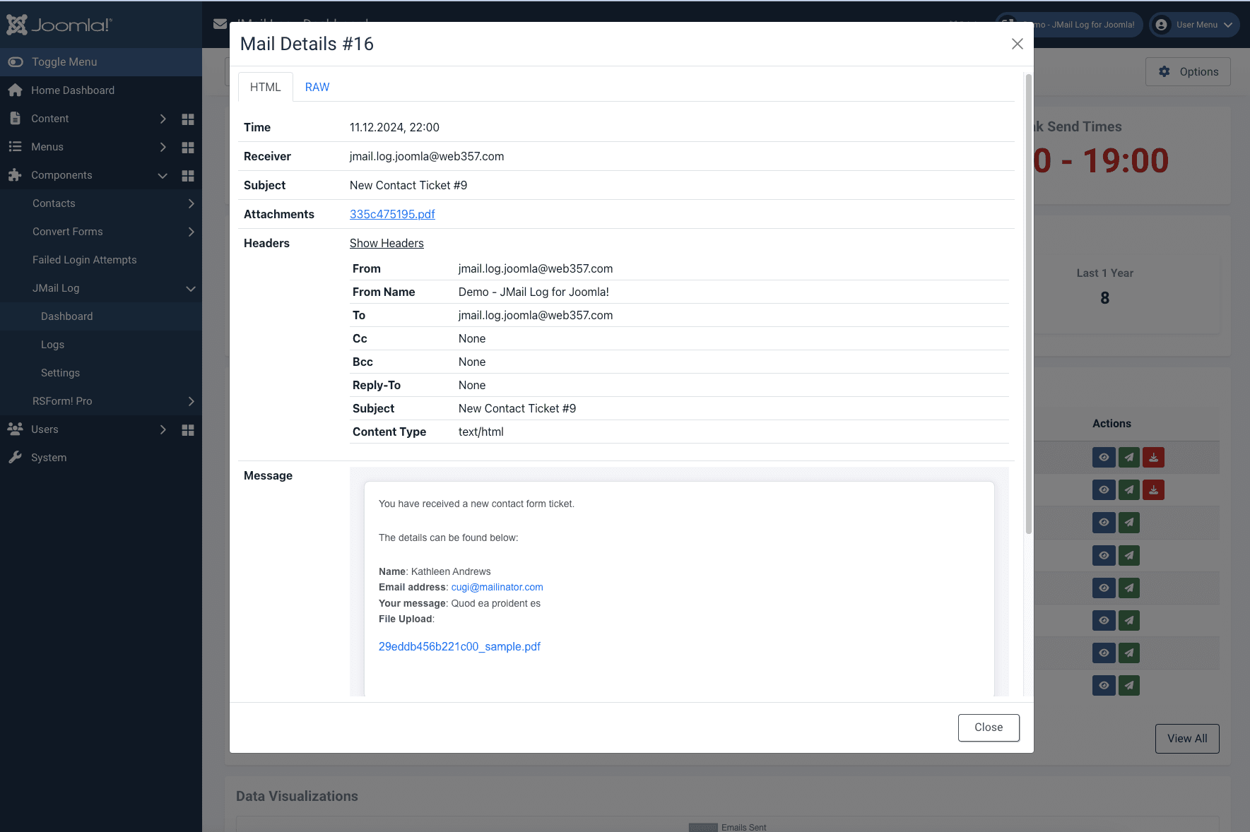 🔍 Email Details View