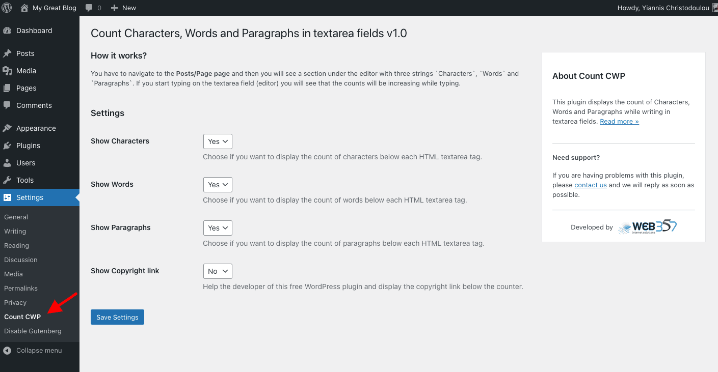 ⚙️ Easy-to-Use Plugin Settings