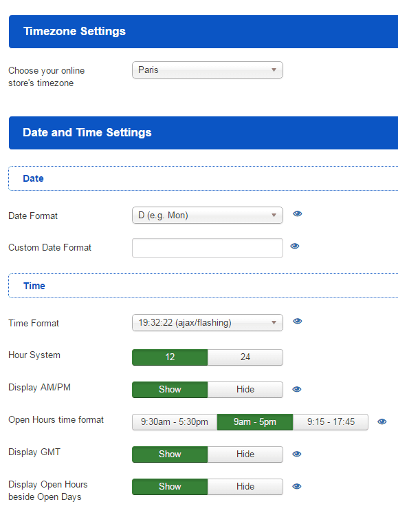 🌍 Timezone, Date and Time Settings