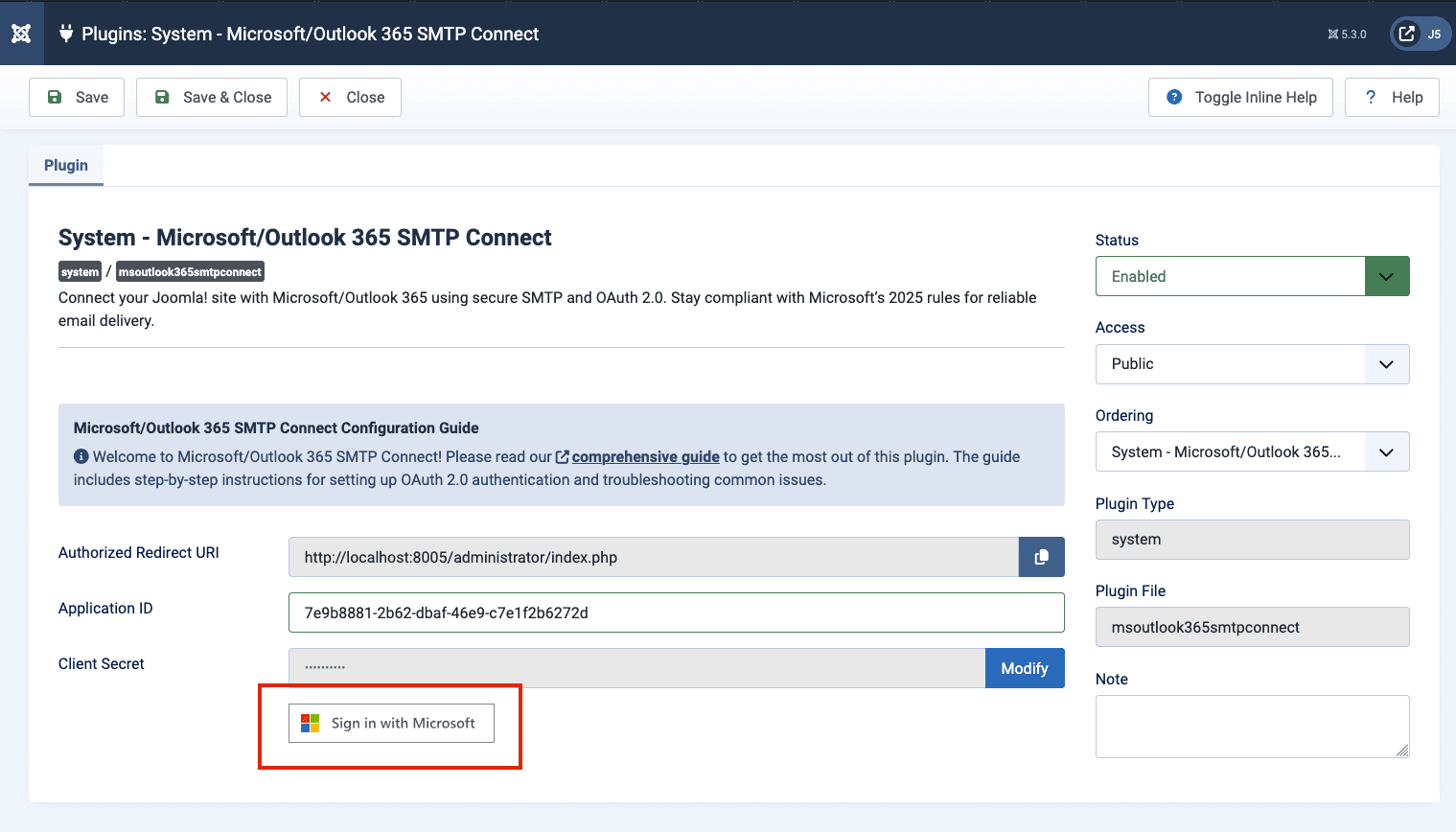 ⚙️ Easy Azure App Setup with Joomla Integration