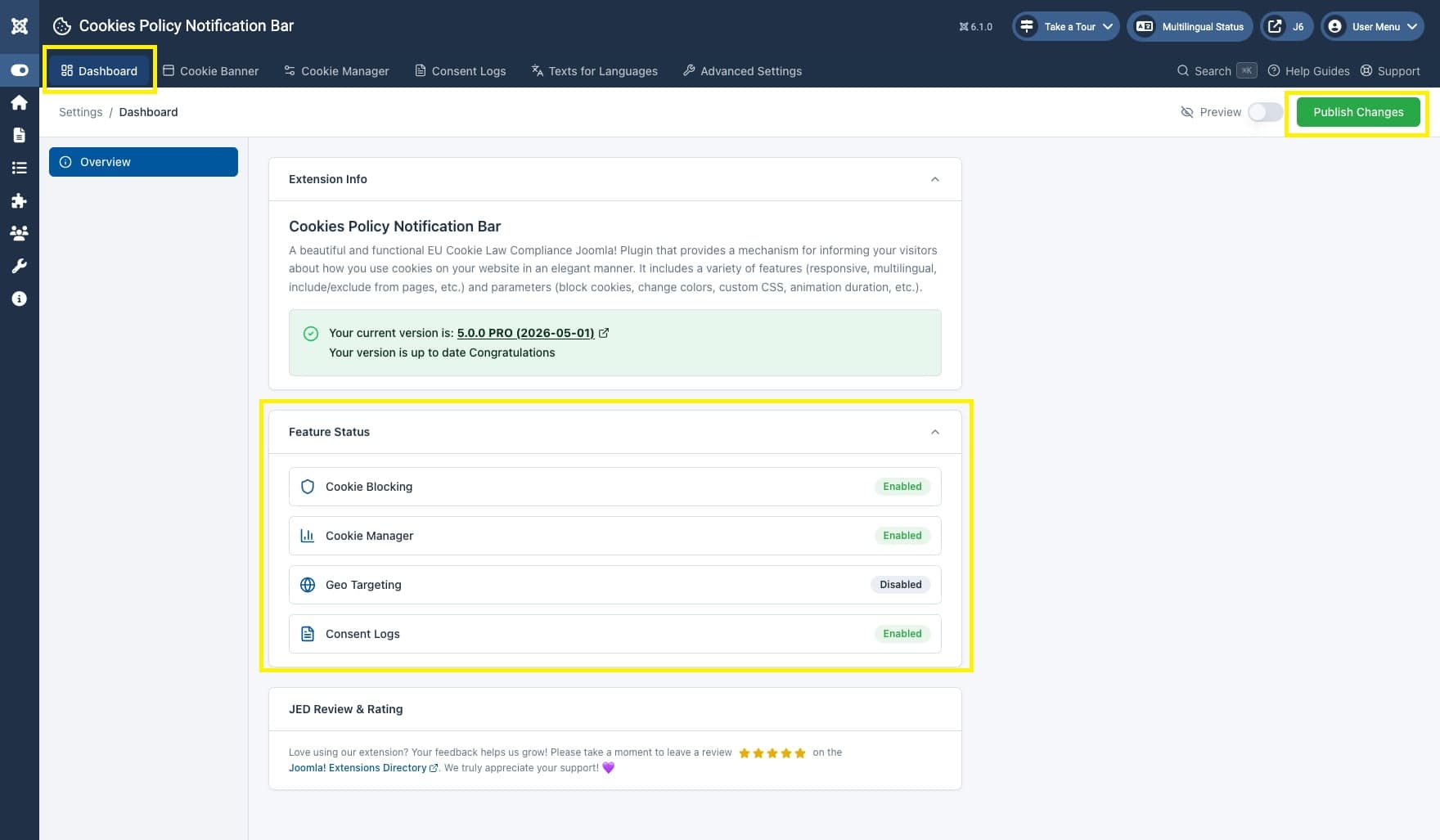 ⚙️ A Centralized Dashboard for Complete Control