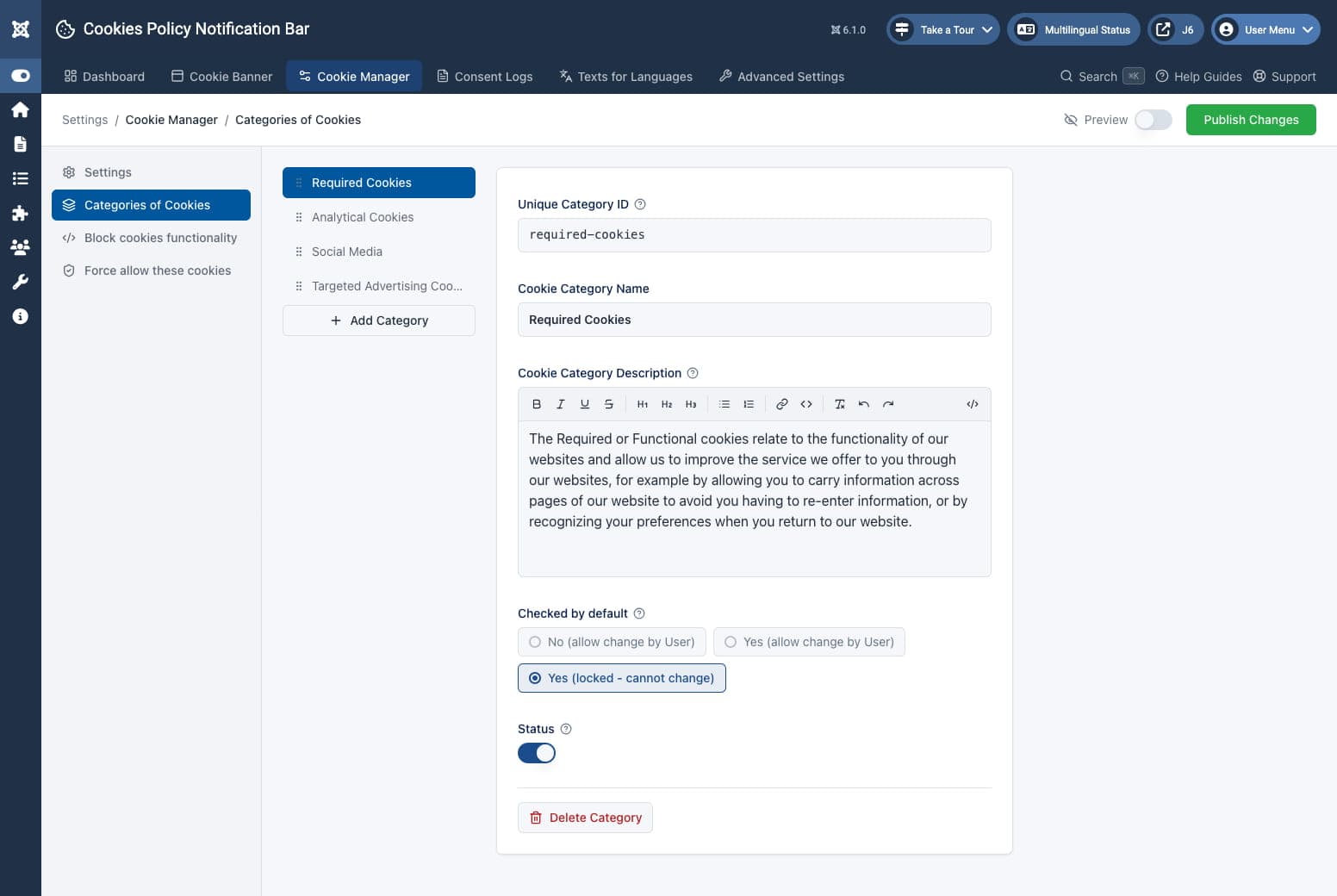 🍪 Advanced Cookie Management