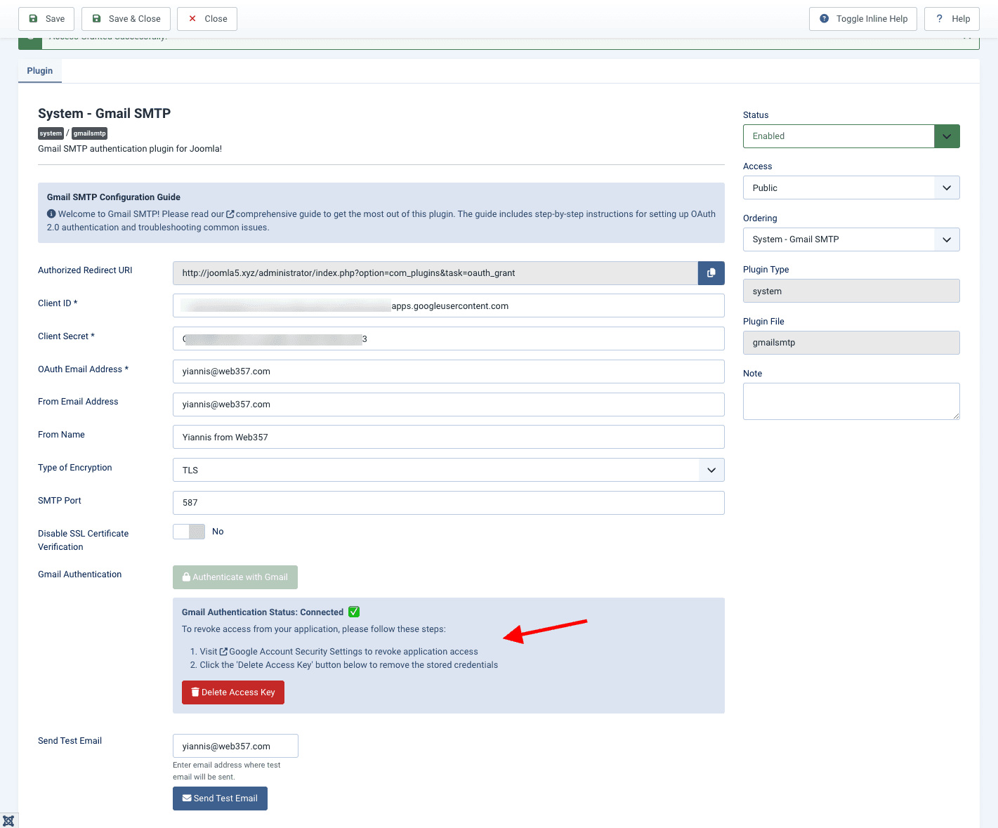 🔐 Google Account Authorization via OAuth 2.0