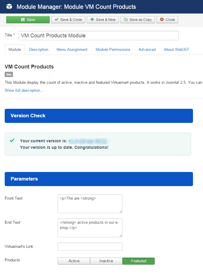 ⚙️ Backend Module Settings
