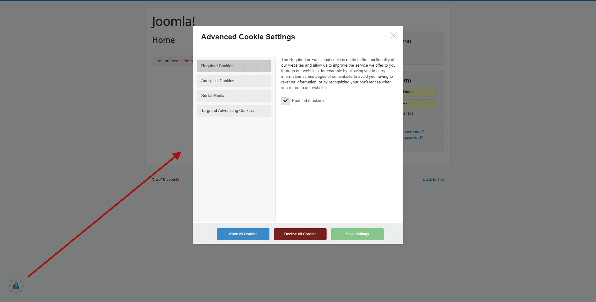 ⚙️ Advanced Cookies Manager