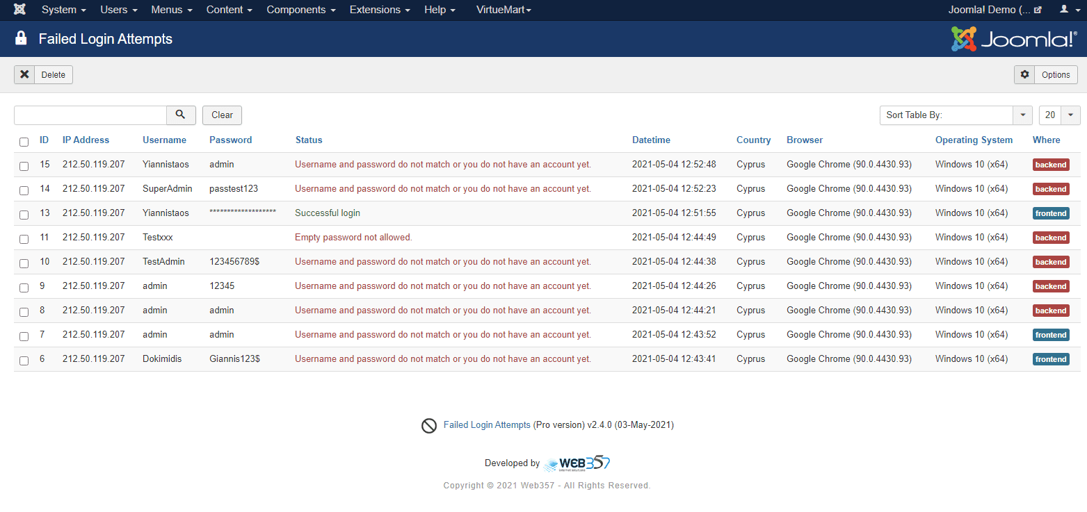 🛡️ Track Every Login Attempt with Full Transparency