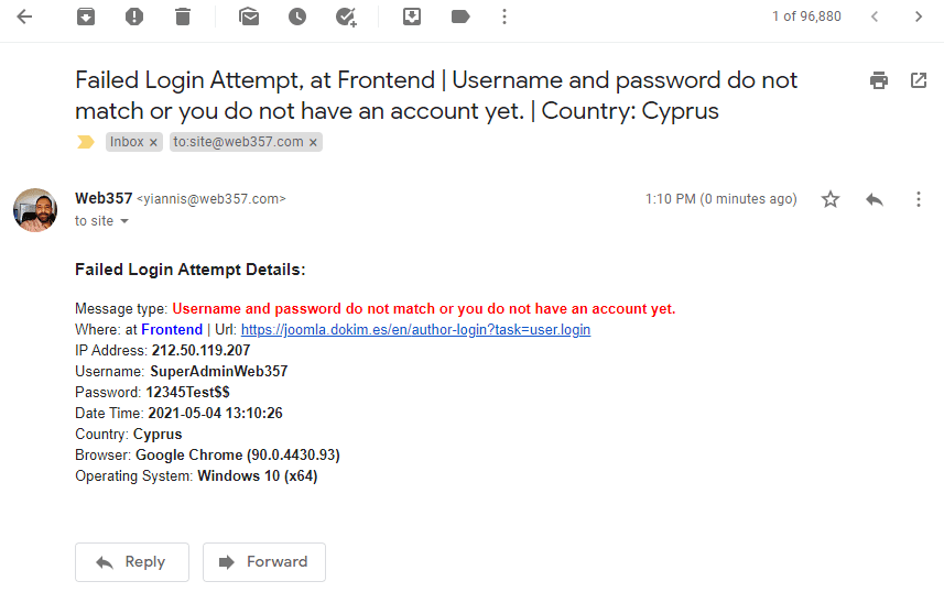 📩 Instant Email Notifications