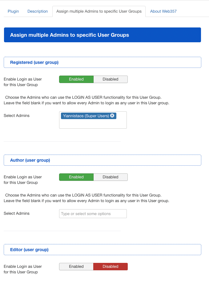 👥 Assign Multiple Admins to User Groups