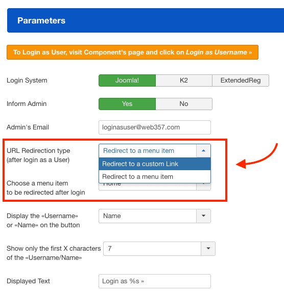 🔗 Customizable Post-Login Redirects