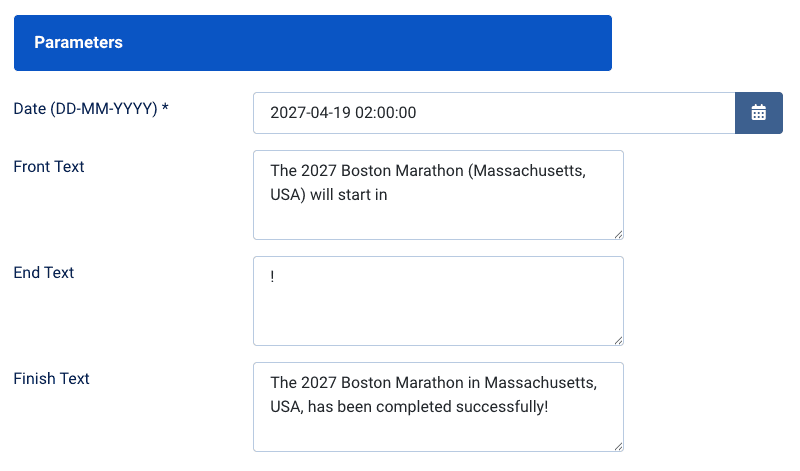 π Easy Countdown Setup