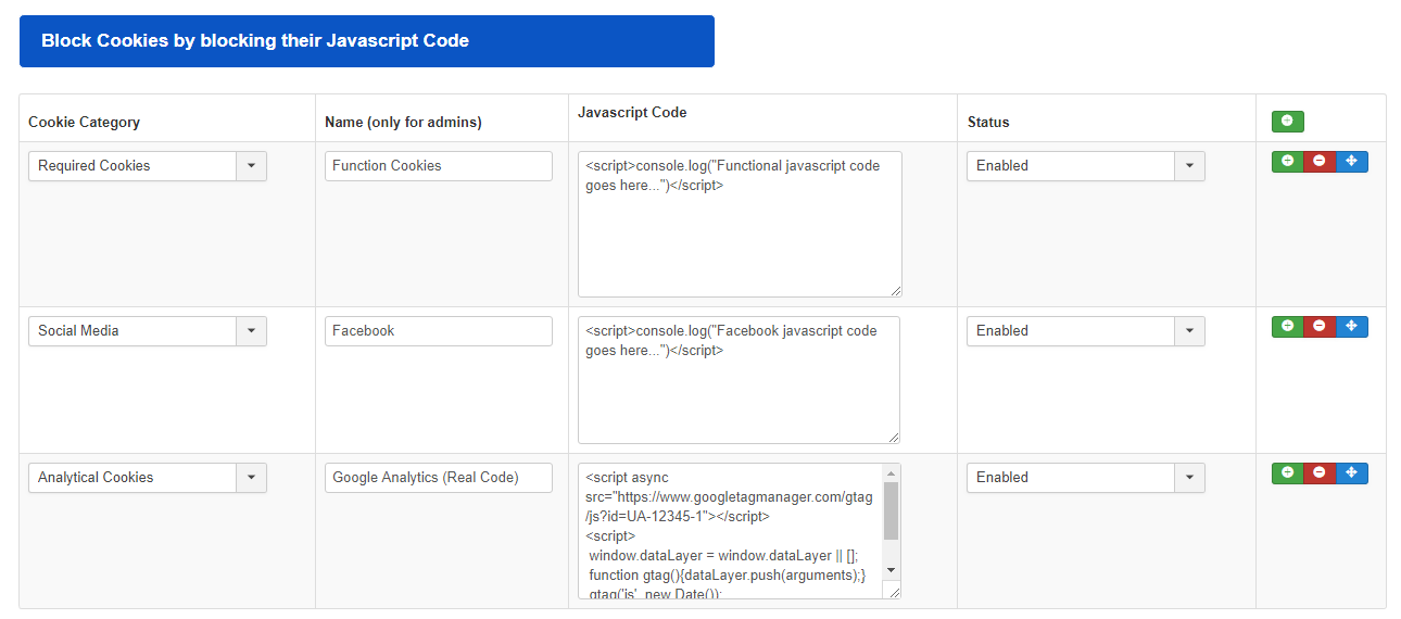 How to Block Cookies in Joomla! - Step 4