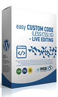 Easy Custom Code (LESS/CSS/JS) – WordPress plugin