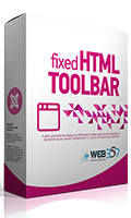 Fixed HTML Toolbar – Joomla! module