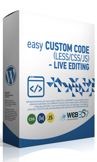 Easy Custom Code (LESS/CSS/JS) - WordPress plugin